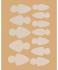 Mold Short Stiletto - Sabloane pentru manichiura frantuzeasca pe forme superioare (12 buc/set)